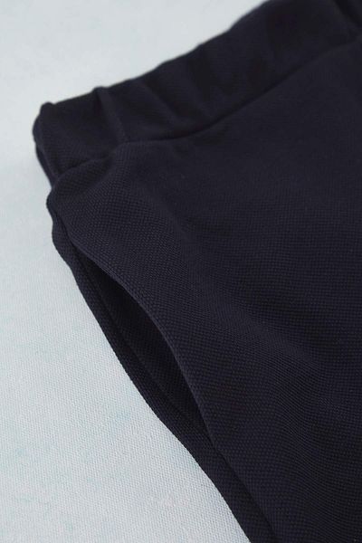 TRENDYOLKIDS Navy Blue Boy's Plain Knitted Shorts & Bermuda Tkdss25Sr00031