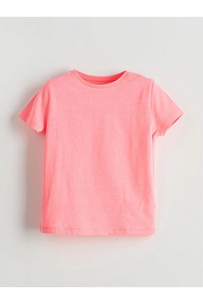 LC Waikiki T-Shirt για κορίτσια με λαιμόκοψη 2 τεμαχίων