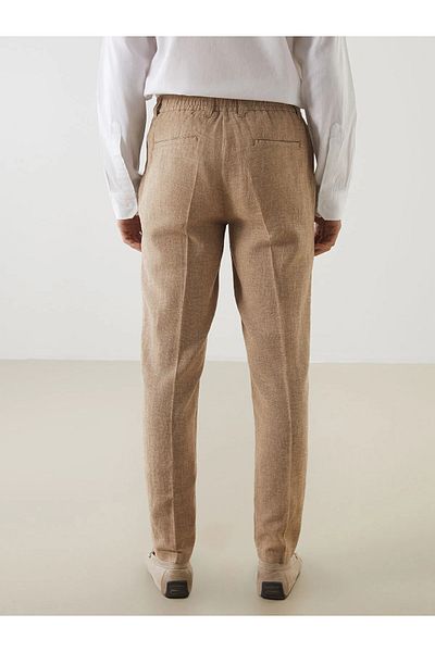 LC Waikiki Slim Fit Linen Blended Men's Trousers