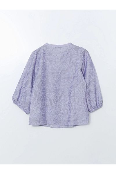 LC Waikiki Loose Collar Embroidered Women's Blouse