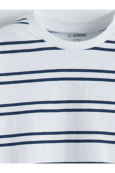 LC Waikiki Crew Neck Striped Baby Boy T-Shirt