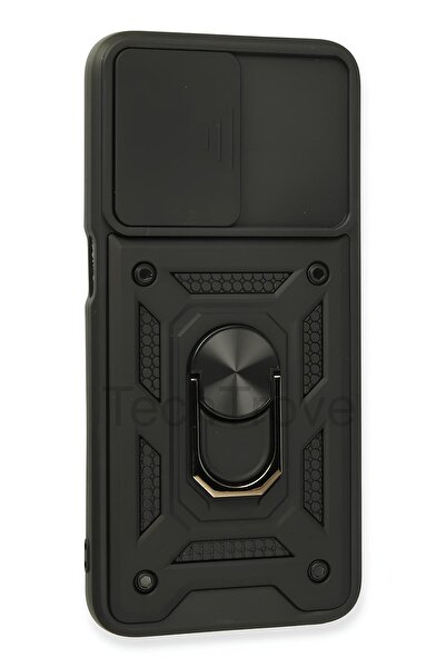 TechTrove Realme 8 Kılıf Sürgülü Kamera Korumalı Yüzüklü Stand Olabilen Magne...