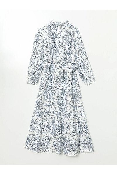 LC Waikiki Rochie de damă cu model cu guler vertical