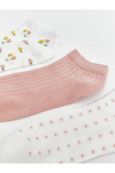 LC Waikiki Patterned Women's Booties Socks 5-Pack