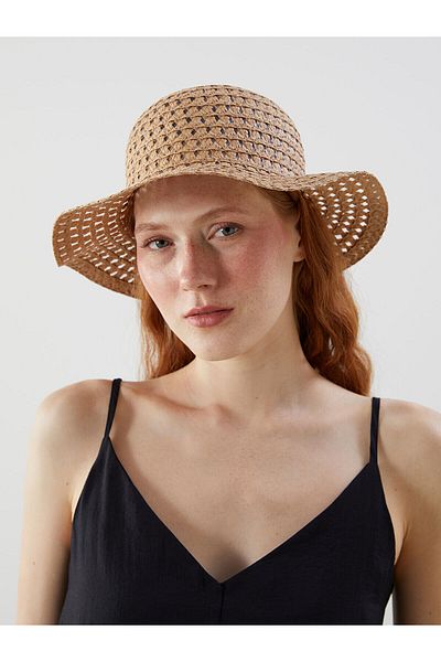 LC Waikiki Straw Women's Fedora Hat