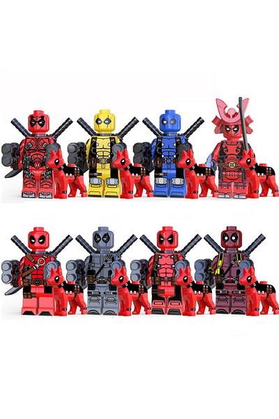 marimari 8 Li Building Blocks Set Deadpool Is as Visual