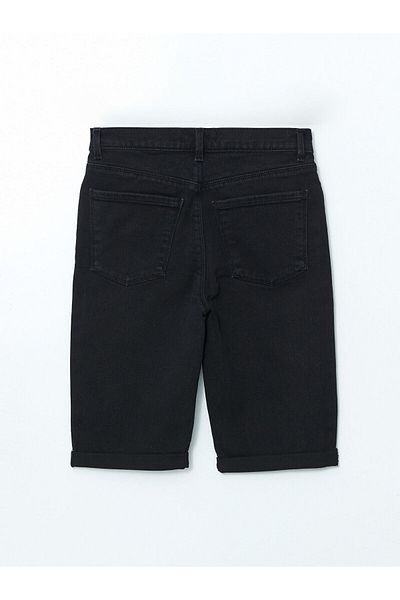 LC Waikiki Pantaloni scurți de jeans pentru femei Bermuda Fit