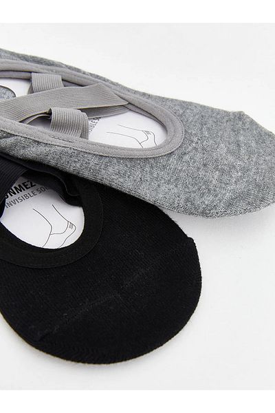 LC Waikiki Women's Plain Yoga and Pilates Socks 2-Pack