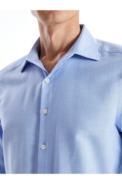LC Waikiki Slim Fit μακρυμάνικο ανδρικό πουκάμισο Oxford