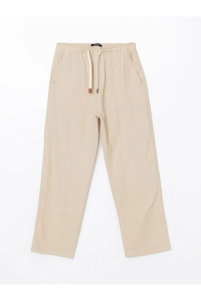 LC Waikiki Ανδρικό παντελόνι Muslin Άνετο Μοντέλο
