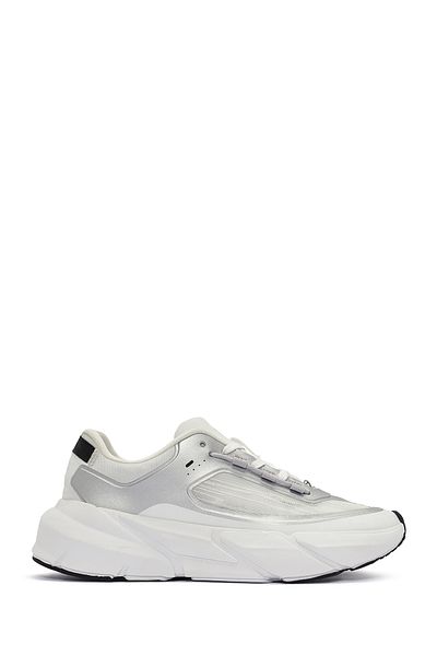 Derimod Acbc X Derimod Women's White Lace-Up Thick Sole Sneaker 25Sfd43516F