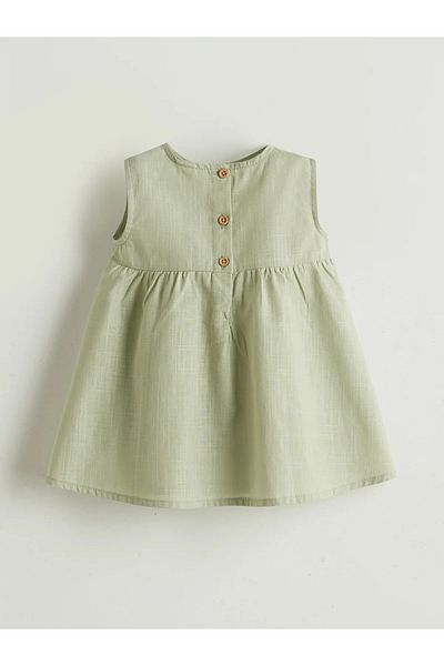 LC Waikiki Crew Neck Basic Baby Girl Dress
