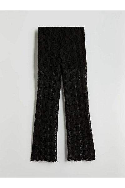LC Waikiki Lace Women's Trousers with Elastic Waist