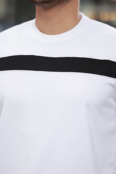 buğrahayalin Ανδρικό μπλουζάκι με λεπτομέρεια με κοντό μανίκι