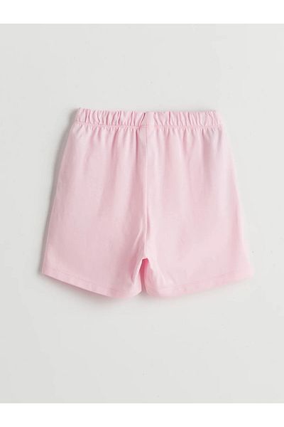 LC Waikiki Cute Bear Printed Girls Shorts 2 Pack