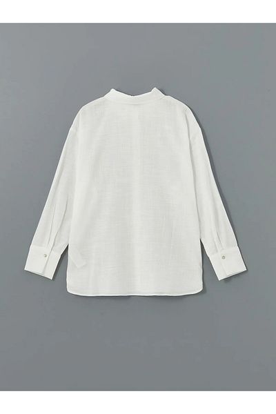 LC Waikiki Plain Long Sleeve Oversize Women's Shirt