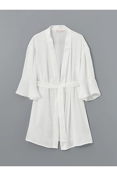 LC Waikiki Rochie de damă din satin cu guler dublu