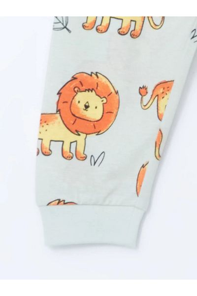 LC Waikiki Lion Printed Baby Boy Pajamas Set of 2
