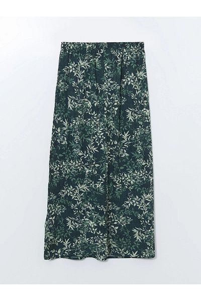 LC Waikiki Floral γυναικεία φούστα με ελαστική μέση