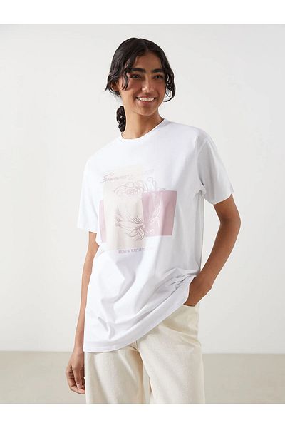 LC Waikiki Crew Neck Printed Women's Tunic