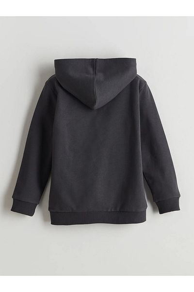 LC Waikiki Hooded Boy's Zippered Sweatshirt