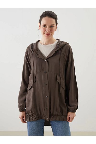 LC Waikiki Γυναικείο μπουφάν Oversize με κουκούλα