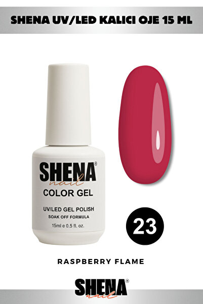 Shena Kalıcı Oje 15 ml - 23 Kiremit Kırmızı - Uv/led Gel Polish ❤ From Dubai
