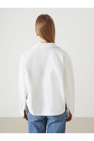 LC Waikiki Oversize Γυναικείο Jean Shirt Jacket