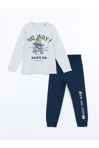 LC Waikiki Tom and Jerry Printed Boys' Pajama Set