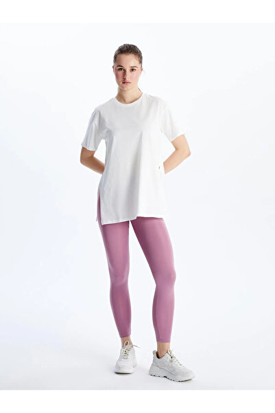 LC Waikiki Purple Elastic Waist Women's Sports Leggings
