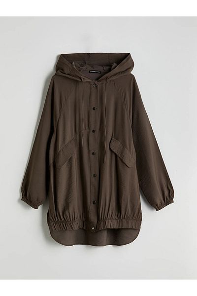 LC Waikiki Γυναικείο μπουφάν Oversize με κουκούλα