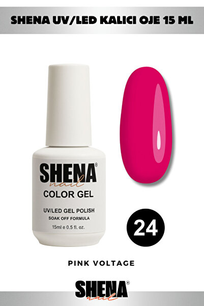 Shena Kalıcı Oje 15 ml - 24 Alev Kırmızı - Uv/led Gel Polish ❤ From Dubai