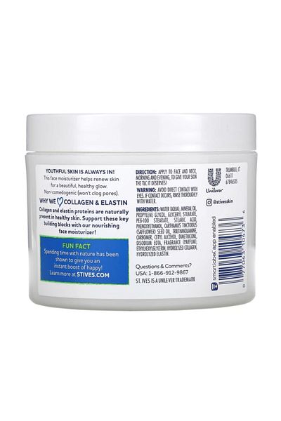 St. Ives St. Ives, Renewing Moisturizer with Collagen and Elastin (283g)