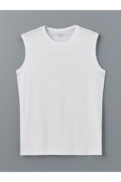 LC Waikiki Crew Neck Sleeveless Cotton Men's Undershirt