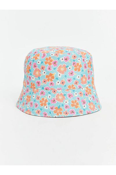 LC Waikiki Flower Printed Baby Girl Bucket Hat