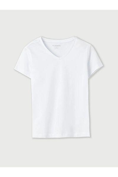 LC Waikiki V-Neck Short Sleeve Boy Undershirt