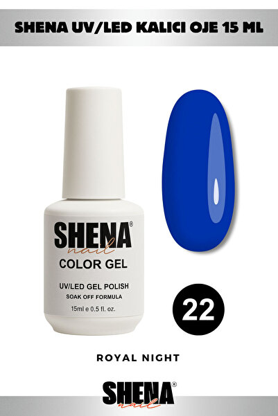 Shena Kalıcı Oje 15 ml - 22 Lacivert - Uv/led Gel Polish ❤ From Dubai