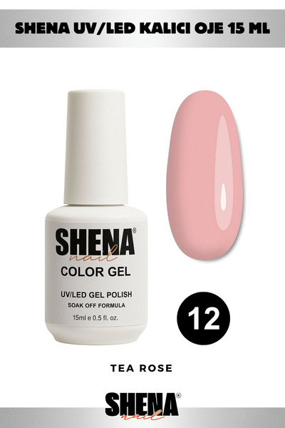 Shena Kalıcı Oje 15 ml - 12 Nude - Uv/led Gel Polish ❤ From Dubai