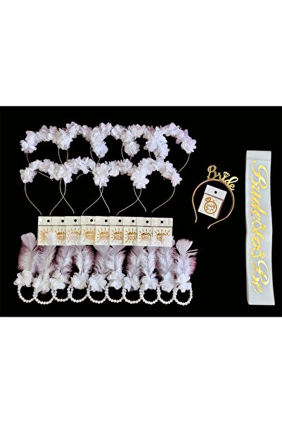 AYS مجموعة تاج العروس الذهبية، وحزام الخصر، والوشم، وتاج وصيفة العروس، وسوار وصيفة العروس، 31 قطعة