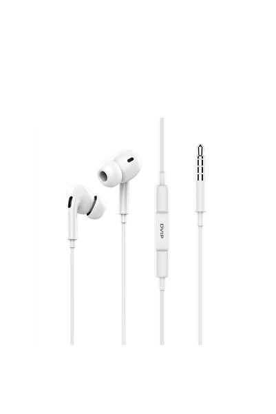 Genel Markalar Dvıp S1 Lightning Girişli Mikrofonlu Kablolu Kulaklık Beyaz