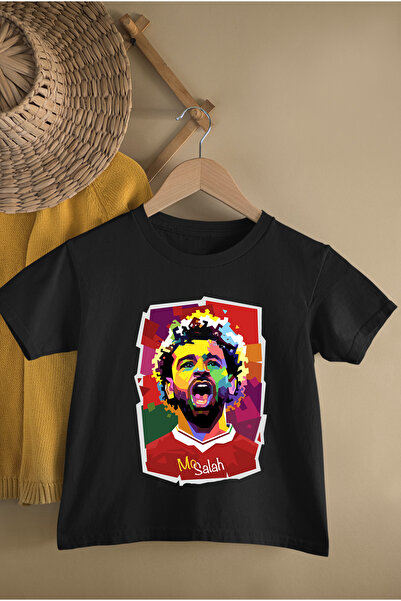 MAGORS تيشيرت أطفال قطني بأكمام قصيرة وياقة دائرية مطبوع من M.SALAH
