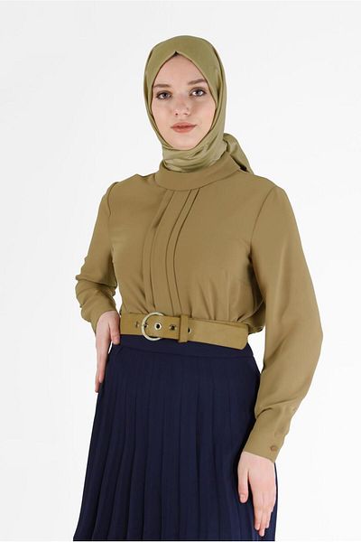 Alvina ΜΠΛΟΥΖΑ ΜΕ ΦΕΡΜΟΥΑΡ ΜΕ ΡΑΦΗ ΜΠΡΟΣΤΑ 42284