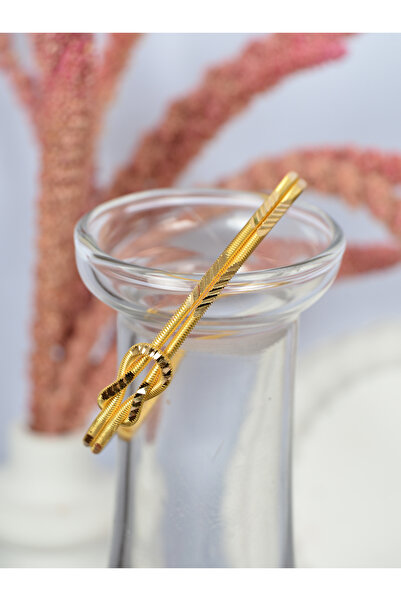 KADO JEWELLERY 15 Gr (Gram) 22 Ayar Sonsuzluk Aşk Düğümü Ajda Bilezik