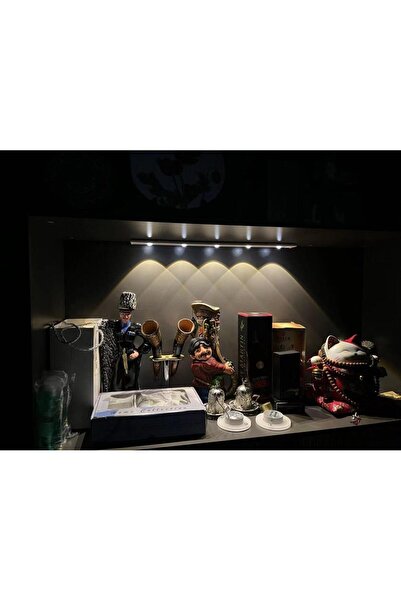 sekizgen led 1 Adet 60 Cm Hareket Sensörlü 3 Renk Usb Şarj Dim Edilebilir Taş...