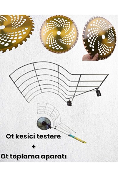 Zirve Tırpan ot toplama aparatı+Ot kesıcı testere baslık