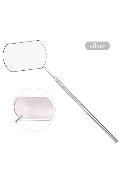 myaokue-up مرآة تكبير الرموش الصناعية AA236-05 بمقبض طويل لفحص الرموش الصناعية