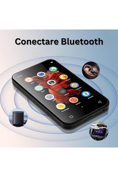 Velixo Mp4 Player 4" Touchscreen, 72gb, Sd Up To 512gb, Bluetooth, 1800mah Battery, Radio, Voice Recorder
