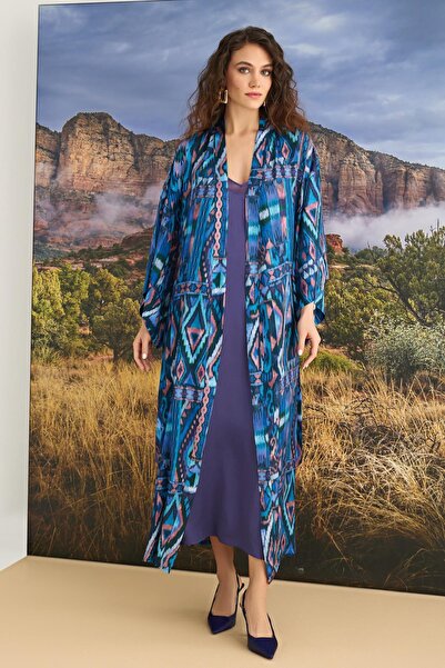 MONAMİSE Ethnic Patterned Pajama Set