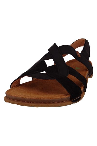 El Naturalista Damen Sandalen Panglao N5819 Schwarz Black Leder Mit Comfort-last