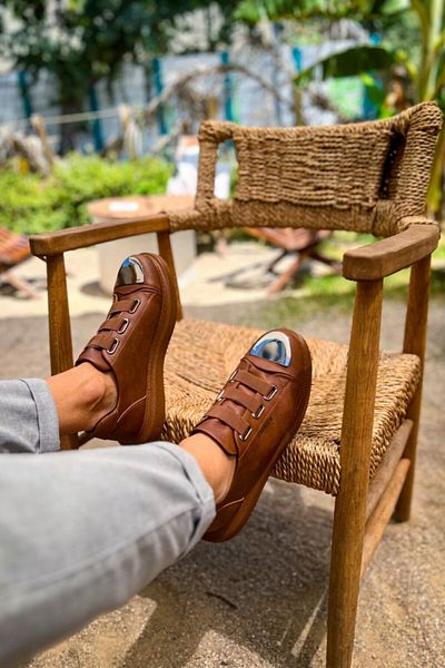 Chekich Ch251 Crt Mirror Men's Shoes Tan